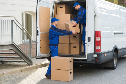 Customer-friendly furniture pick-up process being executed