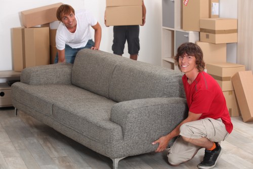 Comprehensive moving services being provided in Harrow